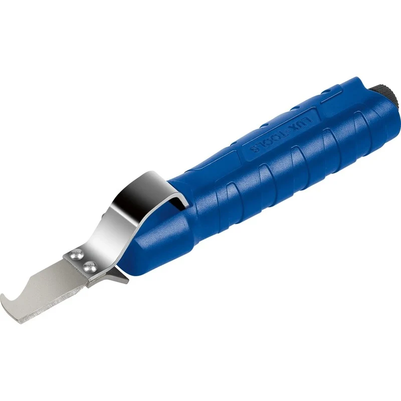 B-Ware LUX-TOOLS Kabelmesser Universal stufenlos einstellbar inkl Reservemesser