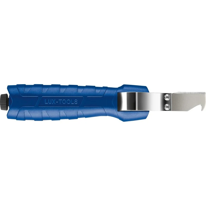 B-Ware LUX-TOOLS Kabelmesser Universal stufenlos einstellbar inkl Reservemesser