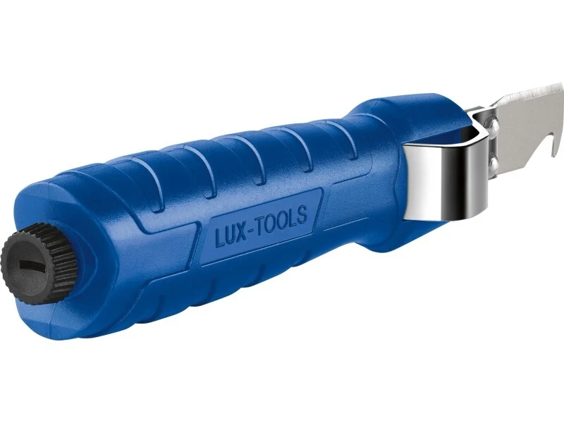 B-Ware LUX-TOOLS Kabelmesser Universal stufenlos einstellbar inkl Reservemesser