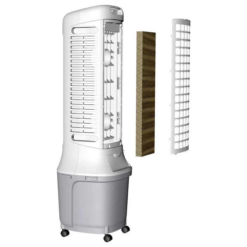 B-Ware Be Cool Luftkühler 38W App gesteuert 10L Wassertank Fernbedienung weiß 279x309mm