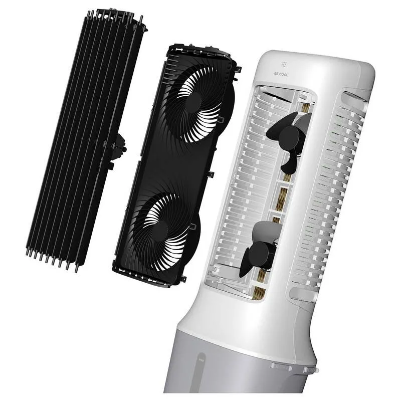 B-Ware Be Cool Luftkühler 38W App gesteuert 10L Wassertank Fernbedienung weiß 279x309mm