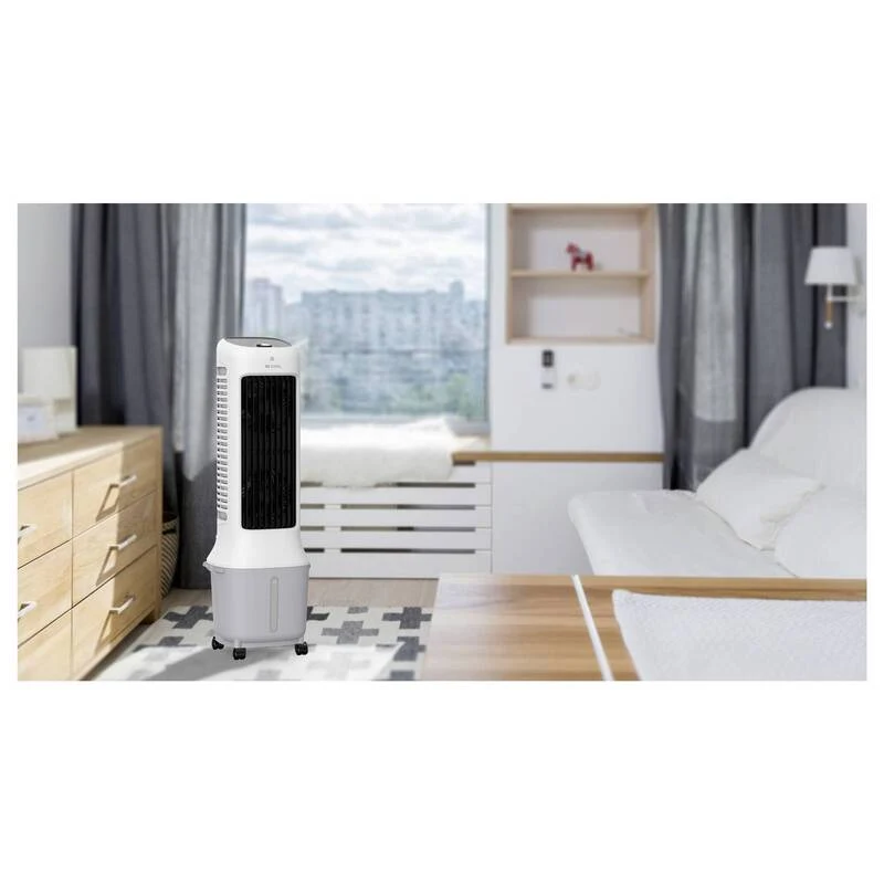 B-Ware Be Cool Luftkühler 38W App gesteuert 10L Wassertank Fernbedienung weiß 279x309mm