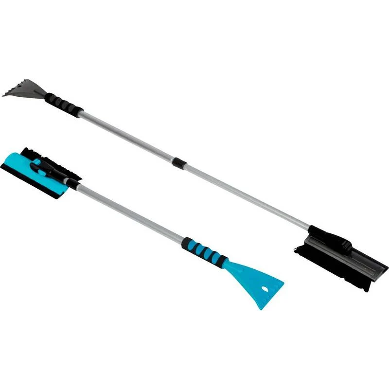 B-Ware IWH Aluminium Eiskratzer Schneebesen ausziehbar Softgriff Pkw SUV Van blau