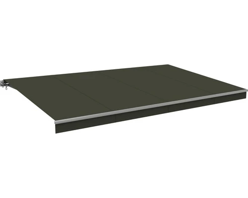 B-Ware SunStyle Gelenkarmmarkise Markise Sonnenschutz 4x3m Stoff Uni grau