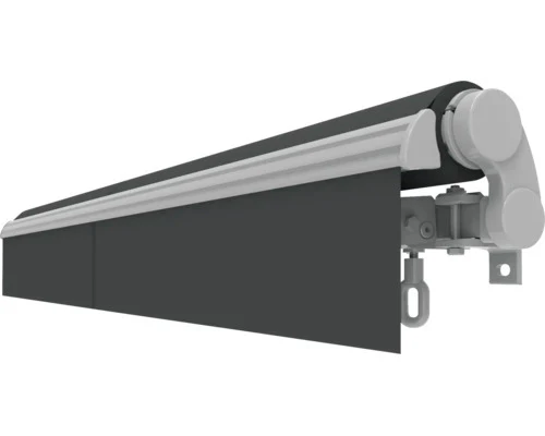 B-Ware SunStyle Gelenkarmmarkise Markise Sonnenschutz 4x3m Stoff Uni grau
