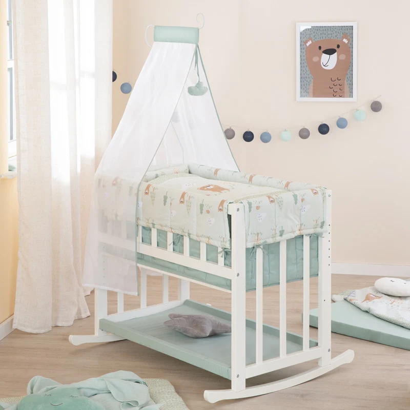 C-Ware Roba Baby Liegefläche MDF 100% Baumwolle für Kinder ab 0 Monaten 76x95cm