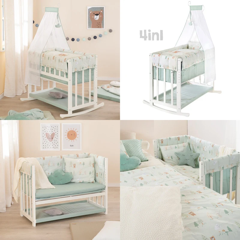 C-Ware Roba Baby Liegefläche MDF 100% Baumwolle für Kinder ab 0 Monaten 76x95cm