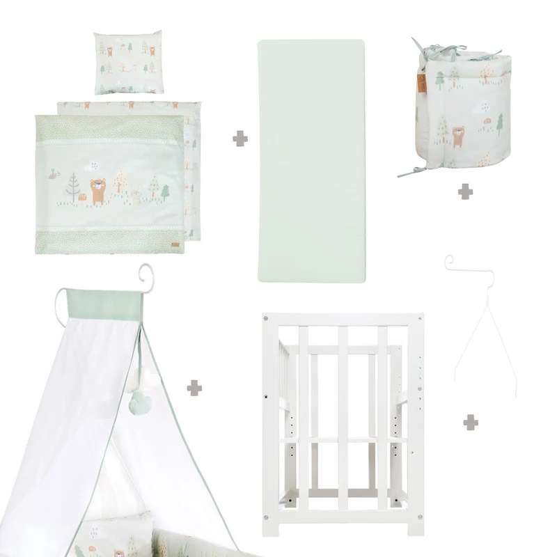 C-Ware Roba Baby Liegefläche MDF 100% Baumwolle für Kinder ab 0 Monaten 76x95cm