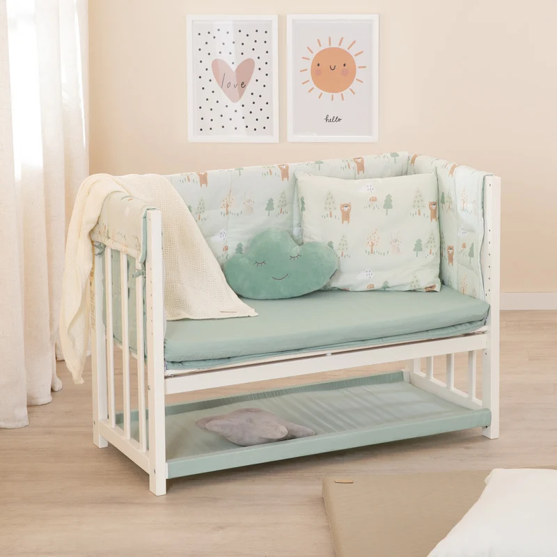 C-Ware Roba Baby Liegefläche MDF 100% Baumwolle für Kinder ab 0 Monaten 76x95cm