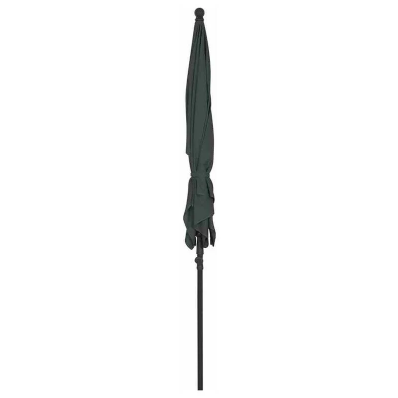 B-Ware Siena Garden Gartenschirm Mittelstockschirm grau knickbar UPF 50+ 210x140cm