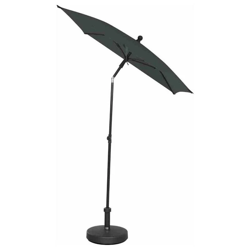 B-Ware Siena Garden Gartenschirm Mittelstockschirm grau knickbar UPF 50+ 210x140cm