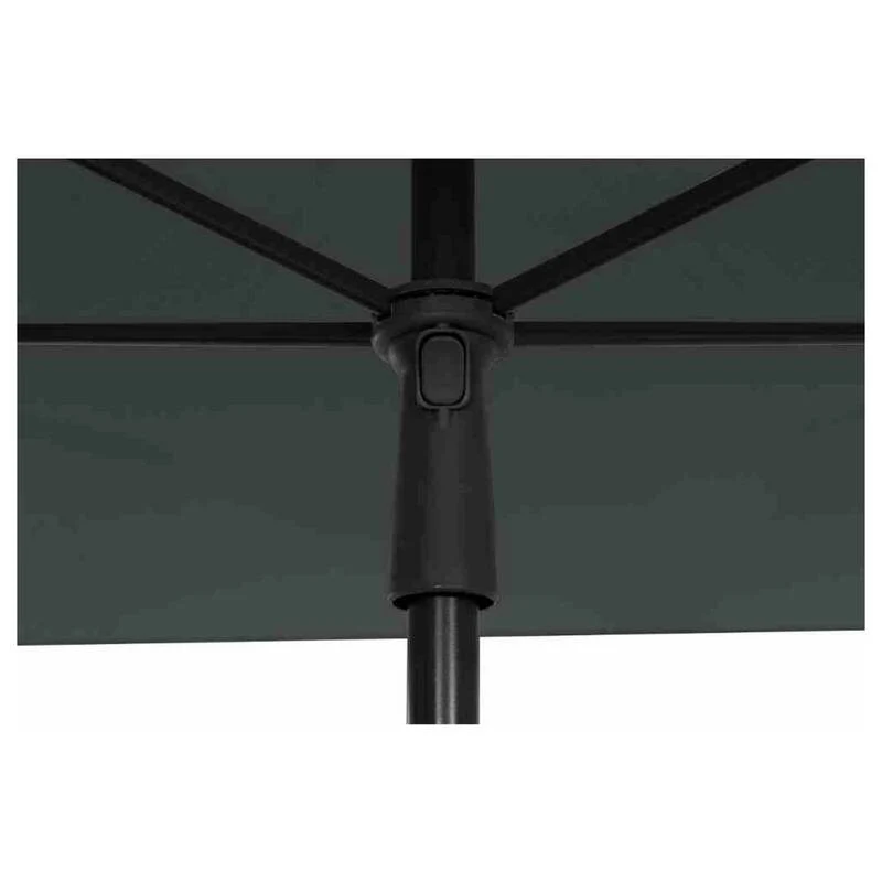 B-Ware Siena Garden Gartenschirm Mittelstockschirm grau knickbar UPF 50+ 210x140cm