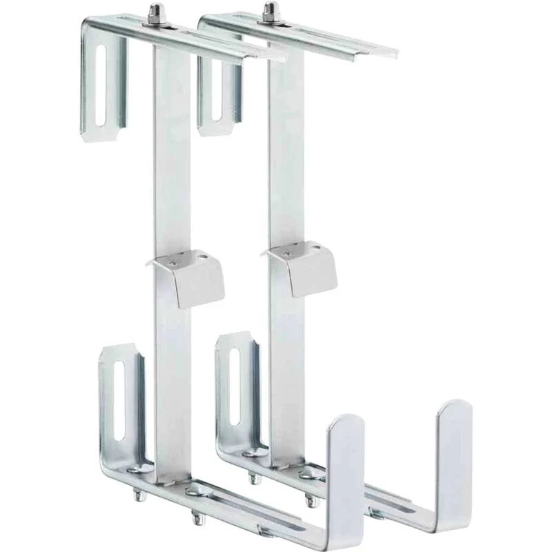 B-Ware Alba Krapf Blumenkastenhalter 2er Set Balkonhalterung Pflanzenhalter 30kg