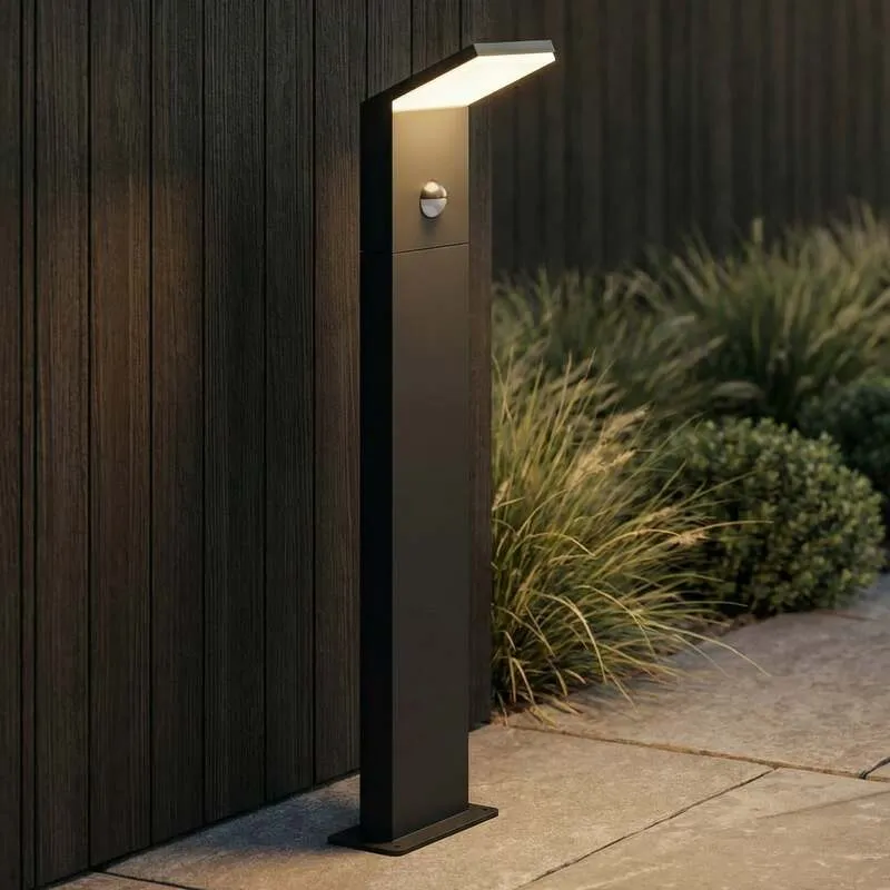 B-Ware Lucande Grafitgraue Led Wegeleuchte Außenleuchte Lampe Leuchte Nevio Gartenlampe