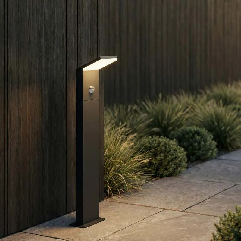 B-Ware Lucande Grafitgraue Led Wegeleuchte Außenleuchte Lampe Leuchte Nevio Gartenlampe