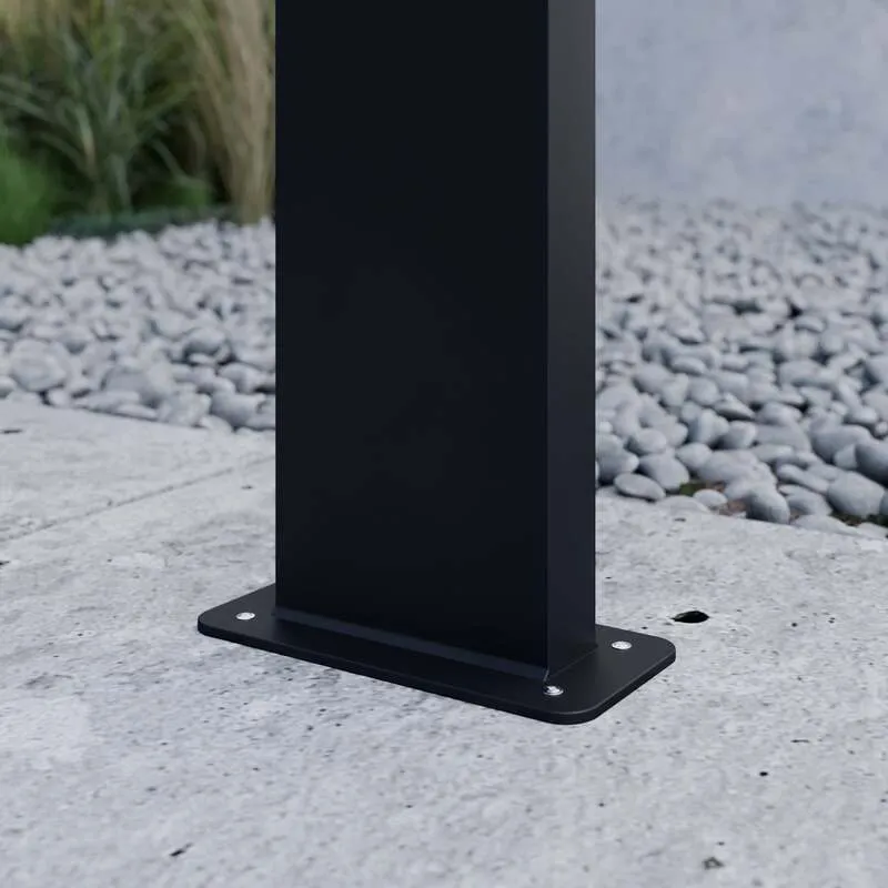 B-Ware Lucande Grafitgraue Led Wegeleuchte Außenleuchte Lampe Leuchte Nevio Gartenlampe