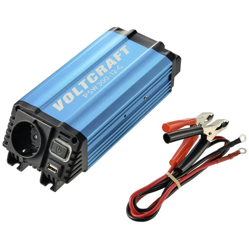 B-Ware VOLTCRAFT PSW 300-12-G Wechselrichter 300W reine Sinuswelle 230V 600W Spitze