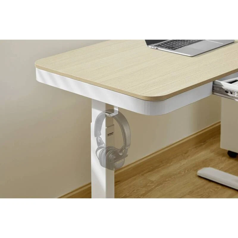 B-Ware SpeaKa Professional Sitz/Steh-Schreibtisch elektrisch höhenverstellbar Bürotisch