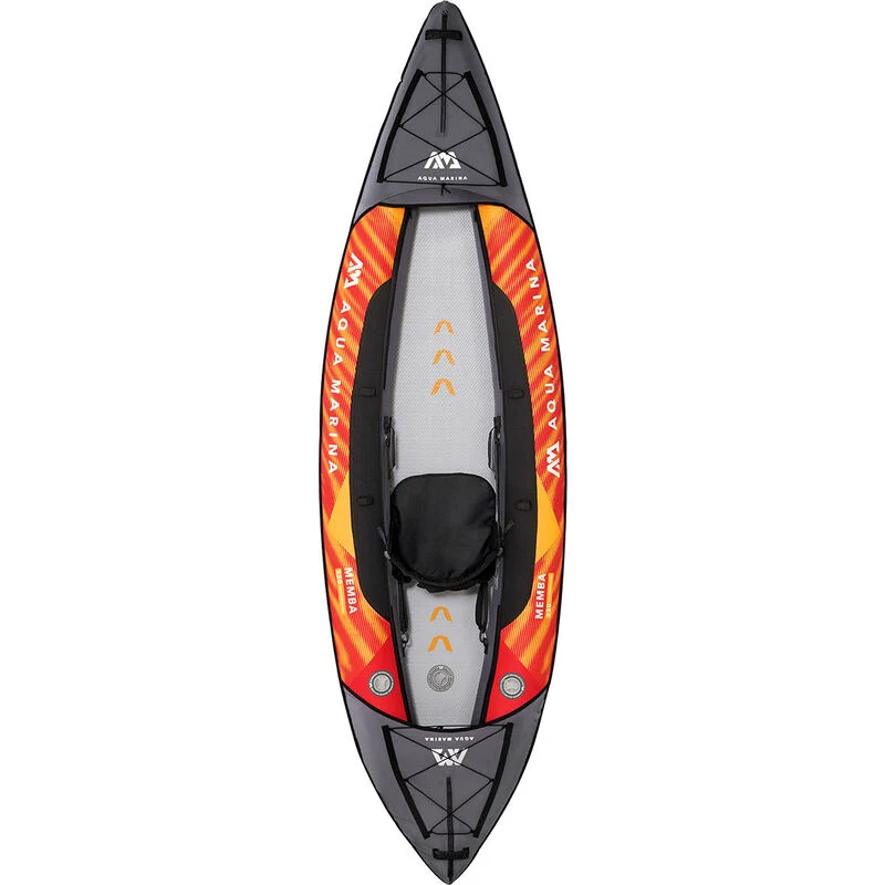 B-Ware Aqua Marina Kajak Memba 330 Tourenkajak Boot 1er Set Paddel Zubehör orange