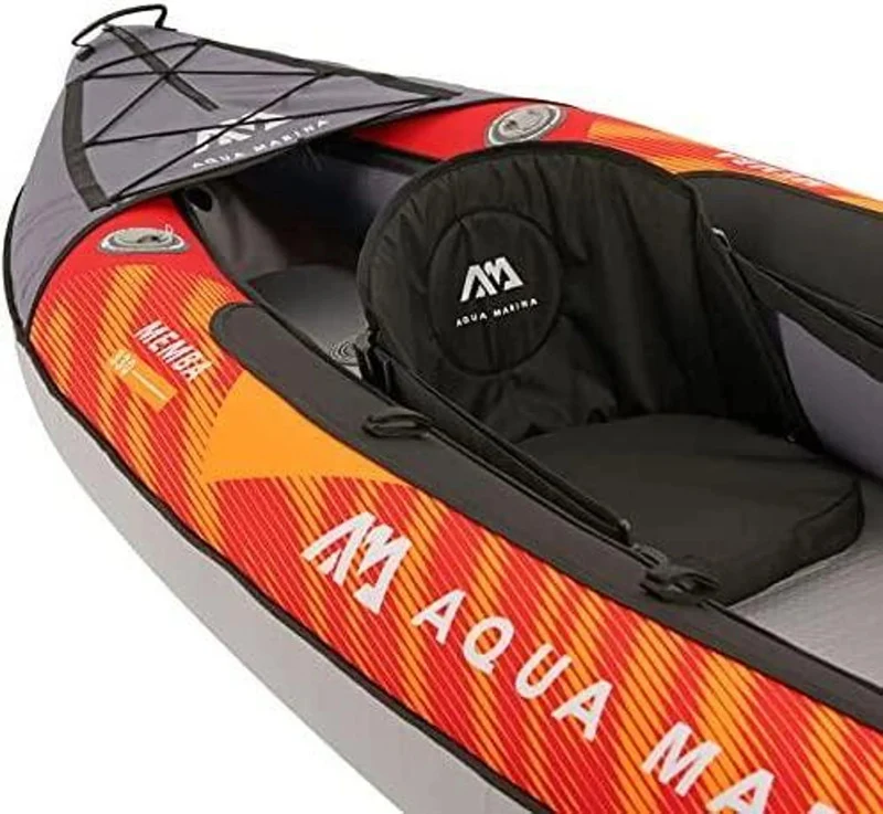B-Ware Aqua Marina Kajak Memba 330 Tourenkajak Boot 1er Set Paddel Zubehör orange