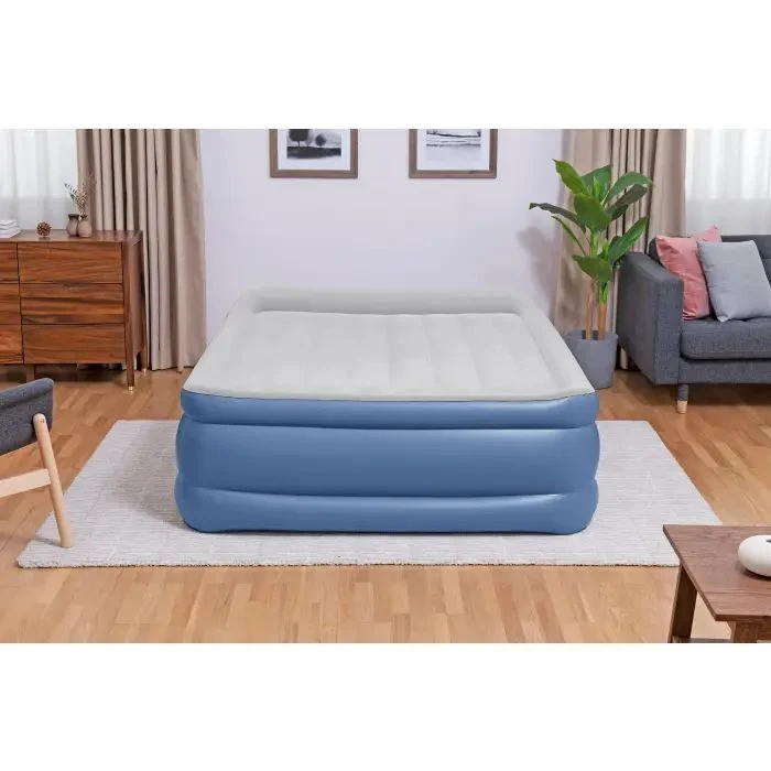 B-Ware Bestway Doppelluftbett TriTech mit Elektropumpe 203x152cm für 2 Personen 300kg