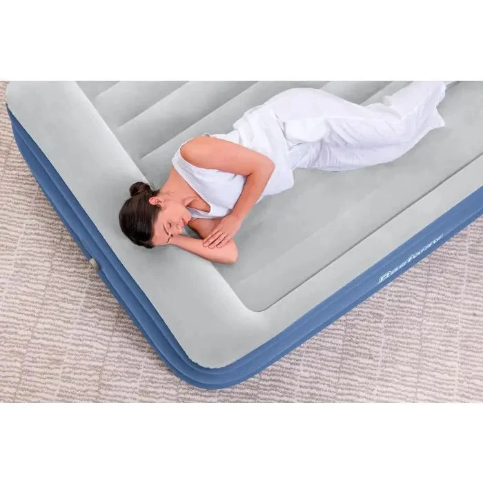 B-Ware Bestway Doppelluftbett TriTech mit Elektropumpe 203x152cm für 2 Personen 300kg