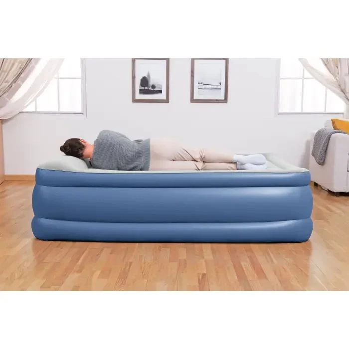 B-Ware Bestway Doppelluftbett TriTech mit Elektropumpe 203x152cm für 2 Personen 300kg