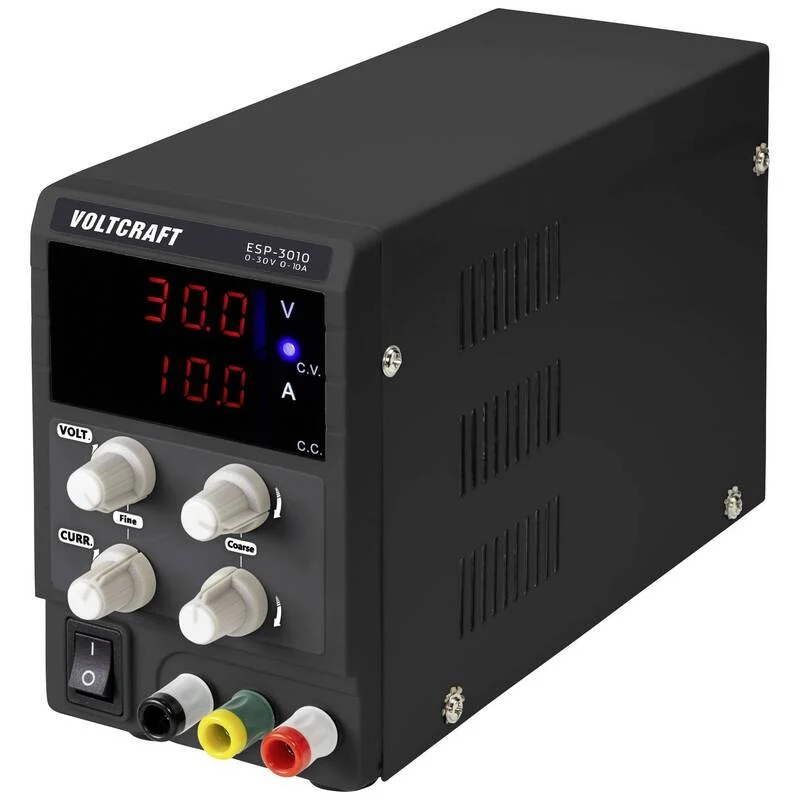 D-Ware VOLTCRAFT ESP-3010 Labornetzgerät einstellbar 0-30 V/DC 0-10 A Steckanschluss