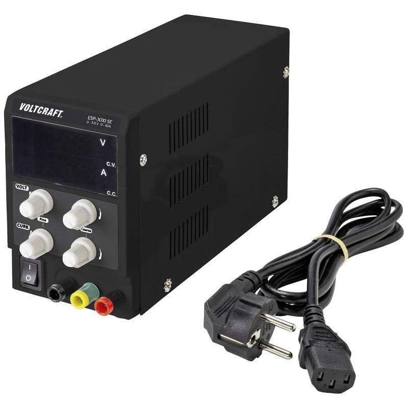 D-Ware VOLTCRAFT ESP-3010 Labornetzgerät einstellbar 0-30 V/DC 0-10 A Steckanschluss