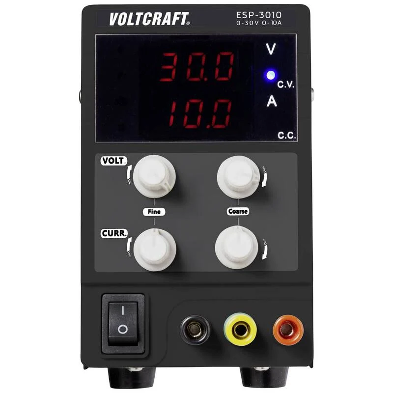 D-Ware VOLTCRAFT ESP-3010 Labornetzgerät einstellbar 0-30 V/DC 0-10 A Steckanschluss
