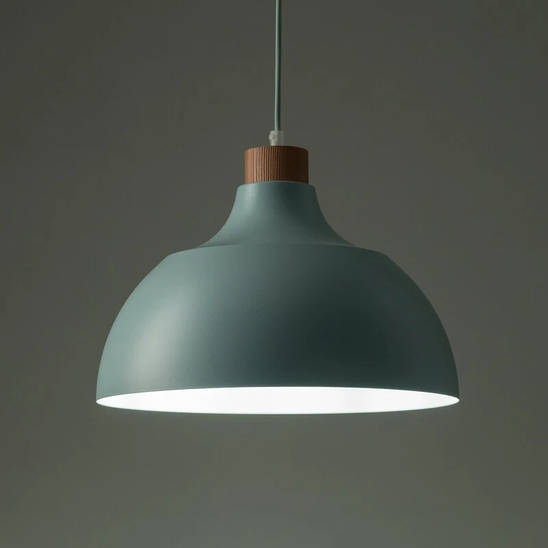 B-Ware Envostar Hängeleuchte Kaitt Hängelampe Deckenlampe Lampe Holzdetail ø 34 Cm M882