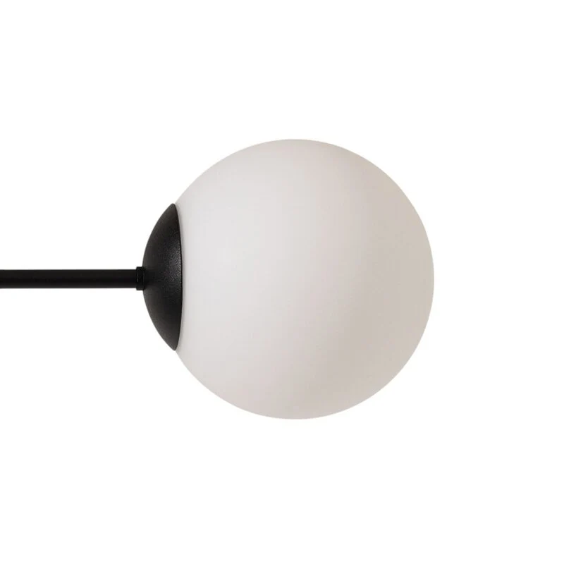 B-Ware Euluna Deckenleuchte Glassy Schwarz/Opal Deckenlampe Lampe Licht Leuchte Spot142