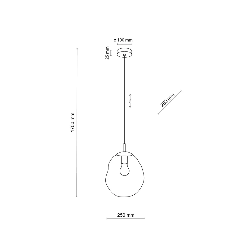 B-Ware Sol Mini Hängeleuchte Hängelampe Leuchte Lampe Pendelleuchte Pandellampe637