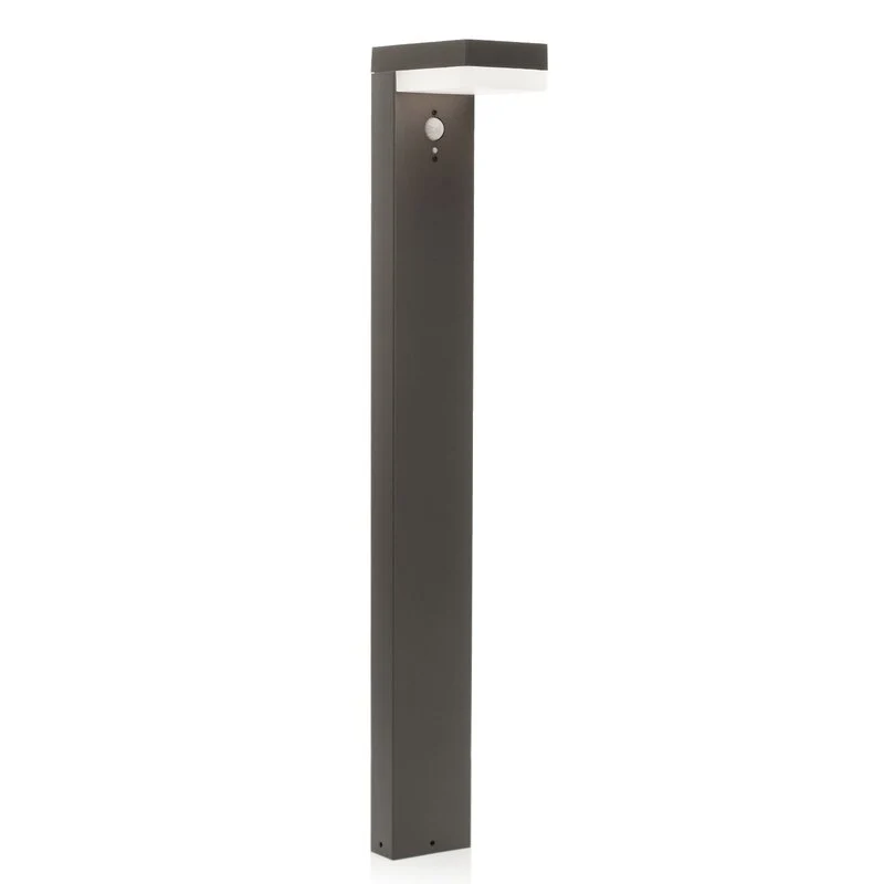B-Ware Lindby Pollerleuchte Pollerlampe Led Solar Sensor Chioma Anthrazit Aussenleuc996