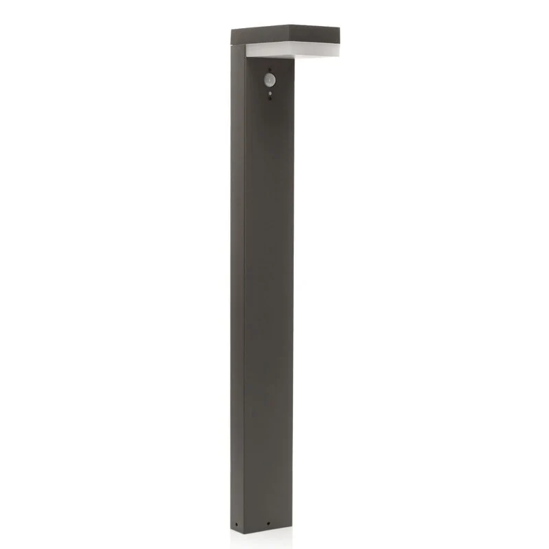 B-Ware Lindby Pollerleuchte Pollerlampe Led Solar Sensor Chioma Anthrazit Aussenleuc996