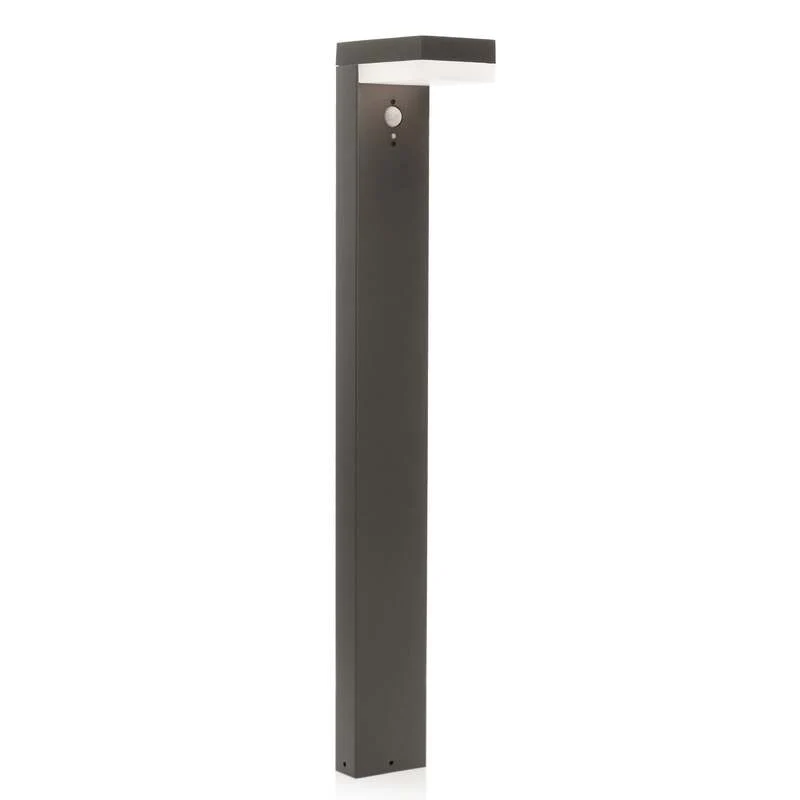 B-Ware Lindby Pollerleuchte Pollerlampe Led Solar Sensor Chioma Anthrazit Aussenleuc996