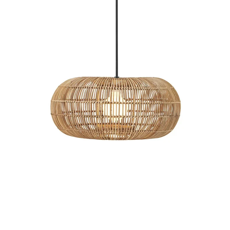 B-Ware Pr Home Außen Hängeleuchte Zuri ø 51 Cm Rattan Stecker Deckenlampe Lampe Leuchte