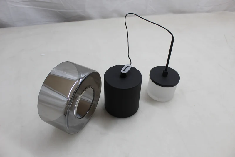 B-Ware Paul Neuhaus Led Pendelleuchte Hängeleuchte Rika Schwarz Glas Dimmbar 15 Cm