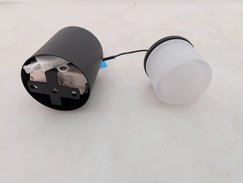 B-Ware Paul Neuhaus Led Pendelleuchte Hängeleuchte Rika Schwarz Glas Dimmbar 15 Cm