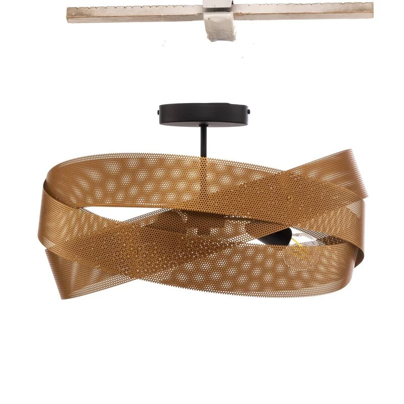 B-Ware Euluna Deckenleuchte Tornado Goldfarben ø 50 Cm Deckenlampe Lampe Leuchte Spot