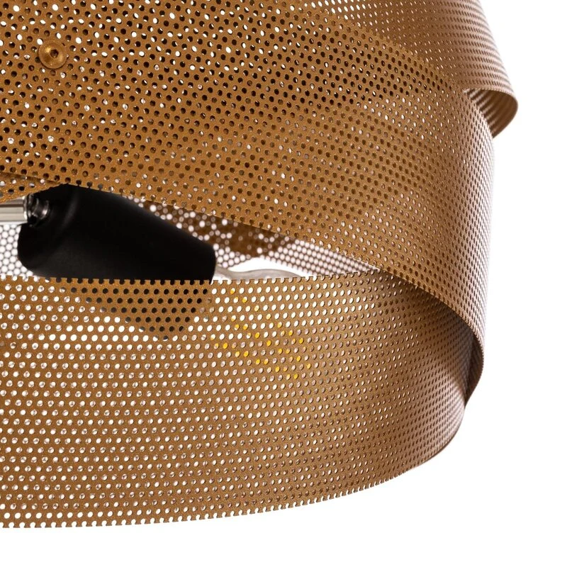B-Ware Euluna Deckenleuchte Tornado Goldfarben ø 50 Cm Deckenlampe Lampe Leuchte Spot