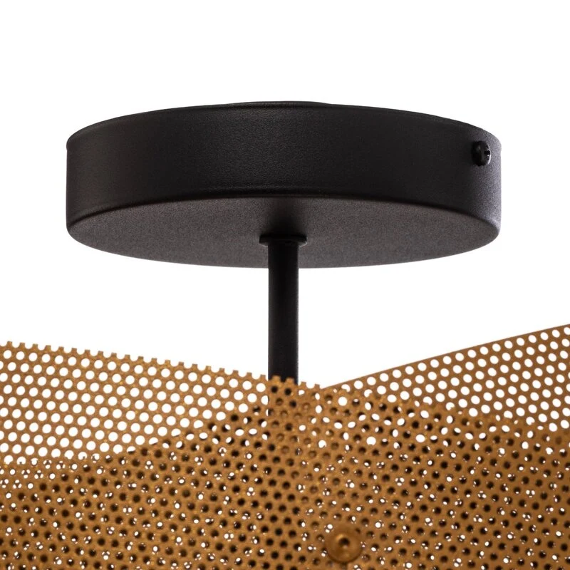 B-Ware Euluna Deckenleuchte Tornado Goldfarben ø 50 Cm Deckenlampe Lampe Leuchte Spot