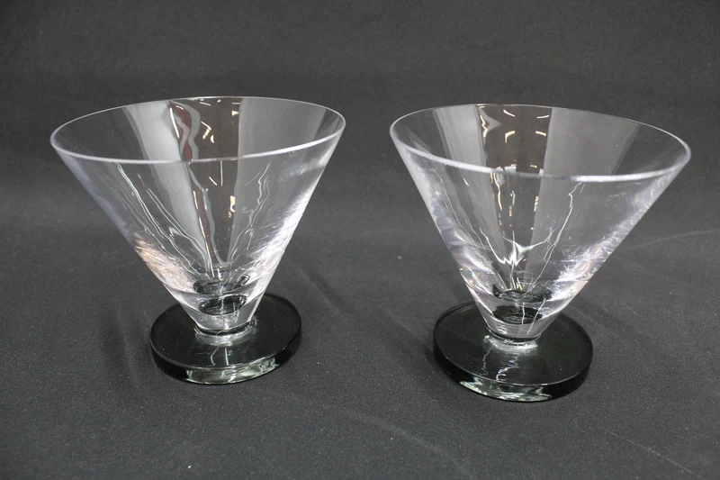 B-Ware Tom Dixon 2er Set Puck Cocktailglas Glas Cocktailgläser Gläserset Gläser