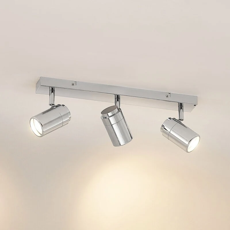 B-Ware Lindby Remilan Deckenstrahler Chrom Lang Deckenlampe Deckenleuchte Lampe Leuc701