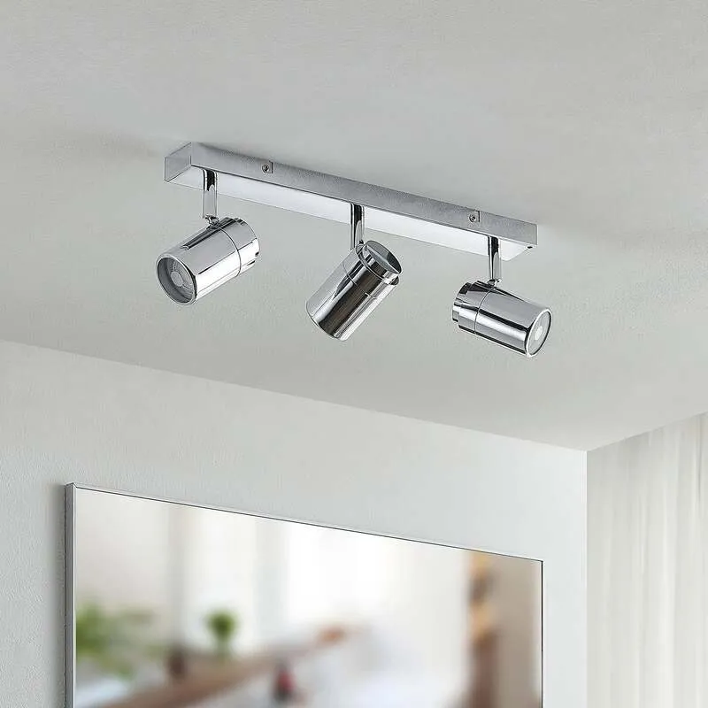 B-Ware Lindby Remilan Deckenstrahler Chrom Lang Deckenlampe Deckenleuchte Lampe Leuc701