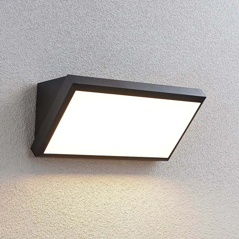 B-Ware Lindby Led Außenwandleuchte Abby Wandleuchte Wandlampe Leuchte 18 W Dunkelgra467