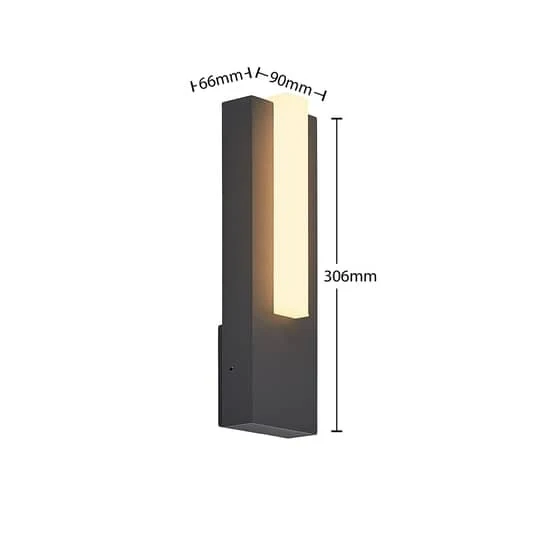 B-Ware Lucande Außenleuchte Wandlampe Led Außenlampe Graphitgrau Ip65 Warmweiß364