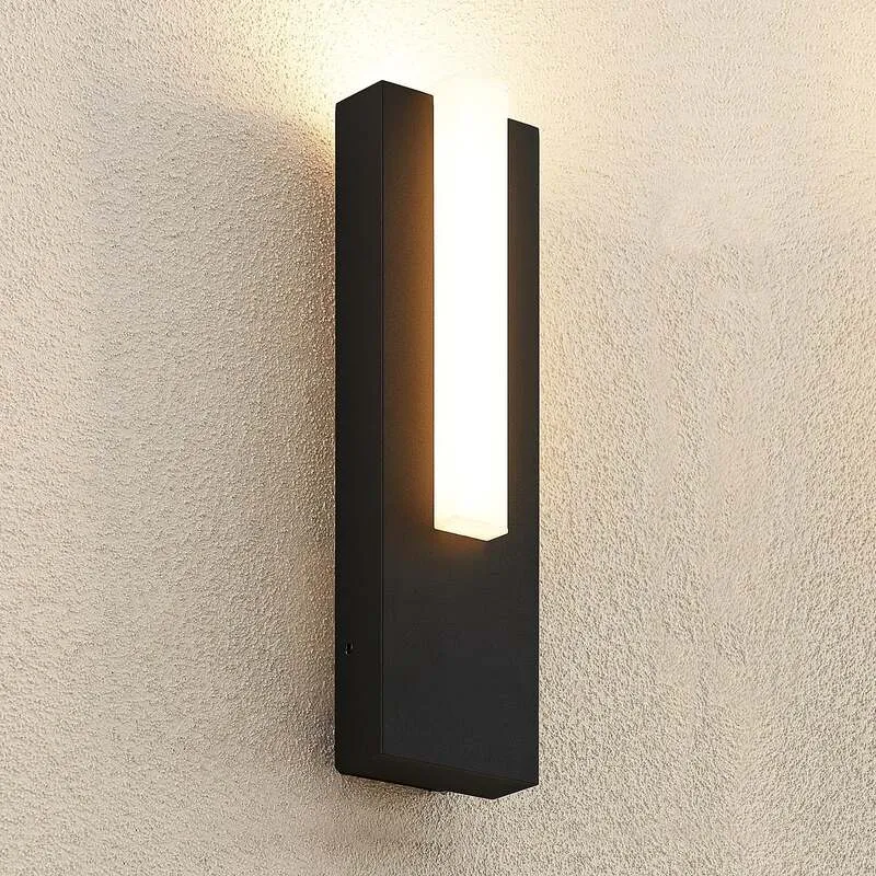 B-Ware Lucande Außenleuchte Wandlampe Led Außenlampe Graphitgrau Ip65 Warmweiß364