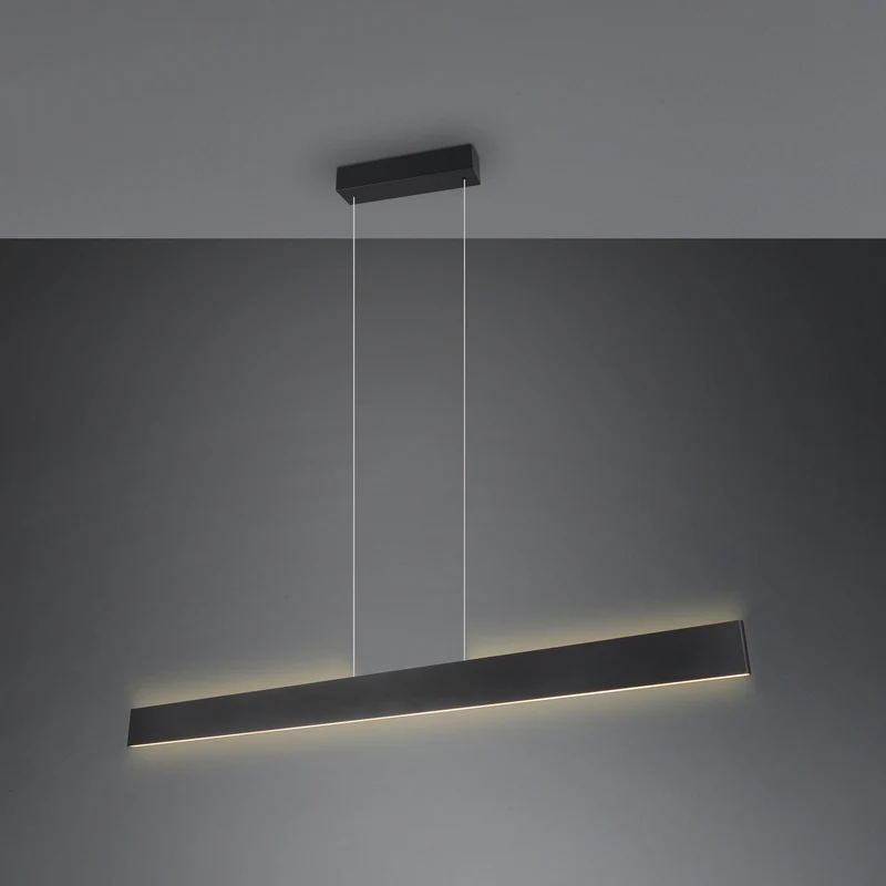 B-Ware Galway Led Hängeleuchte Pendelleuchte Metall Schwarz Matt Touchdimmer Cct Var738