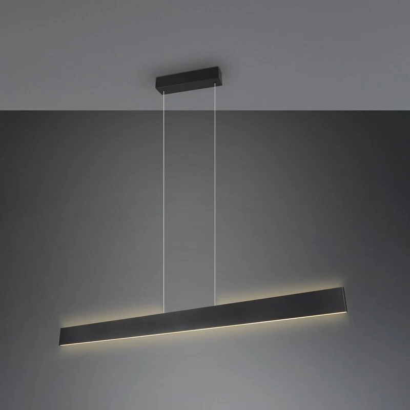 B-Ware Galway Led Hängeleuchte Pendelleuchte Metall Schwarz Matt Touchdimmer Cct Var738